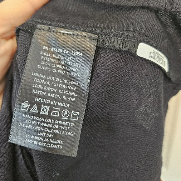 Anthropologie Floreat Off Shoulder Watercolor Sheer Lined Boho Dress S - Picture 7 of 8